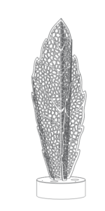 Feuille d'ornement Foye