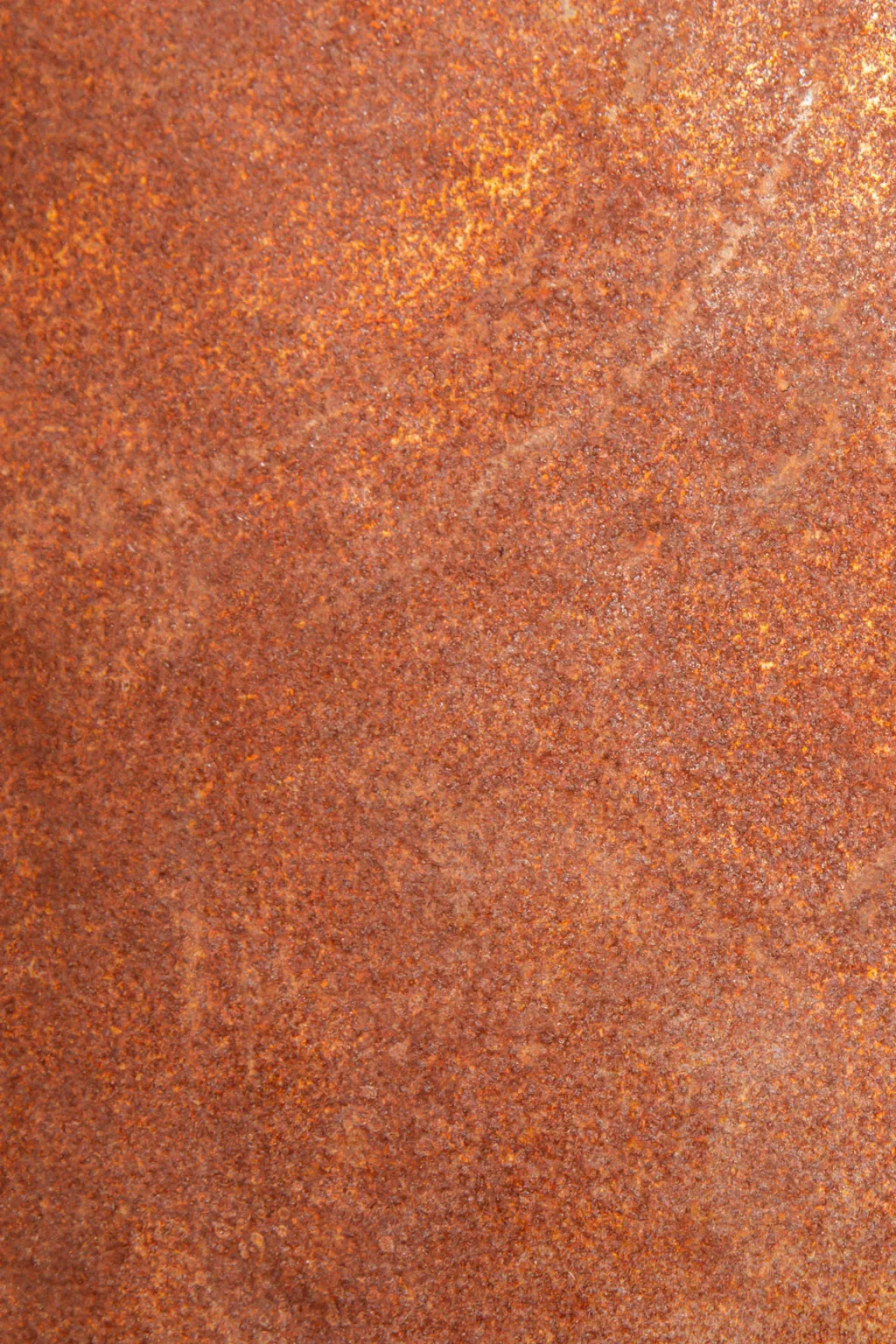 Acier Corten rouillé